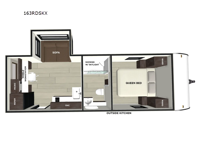 Salem FSX 163RDSKX Floorplan Image