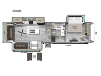 Sundance 32RLBS Floorplan Image