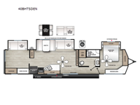 Catalina Destination Series 40BHTSDEN Floorplan Image