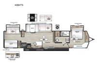 Catalina Destination Series 40BHTS Floorplan Image