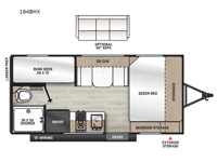 Catalina Summit Series 7 164BHX Floorplan Image