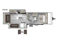 Sundance Ultra-Lite 29RLBS Floorplan Image
