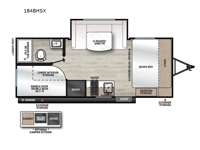 Catalina Summit Series 7 184BHSX Floorplan Image