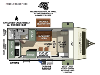 No Boundaries NB18.2 Beast Mode Floorplan Image