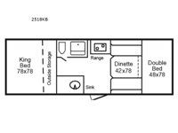2518 Series 2518KB Floorplan Image