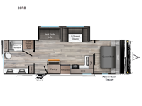 Aspen Trail LE 28RB Floorplan Image