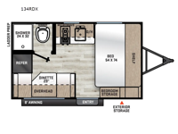 Catalina Summit Series 7 134RDX Floorplan Image