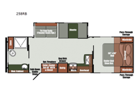 Envision Luxury Series 258RB Floorplan Image