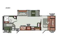 Envision Luxury Series 282BH Floorplan Image