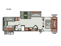 Envision Luxury Series 284QB Floorplan Image