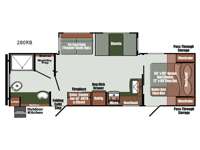 Envision Luxury Series 280RB Floorplan Image