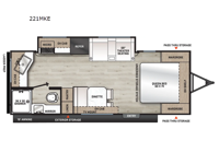 Catalina Summit Series 8 221MKE Floorplan Image