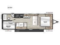 Catalina Summit Series 8 261BH Floorplan Image