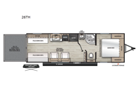 Catalina Trail Blazer 26TH Floorplan Image