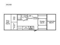 2922 Series 2922KB Floorplan Image