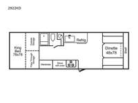 2922 Series 2922KD Floorplan Image