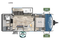 Puma 229RB Floorplan Image