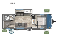 Puma 25BHS Floorplan Image