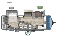 Puma 26FKDS Floorplan Image