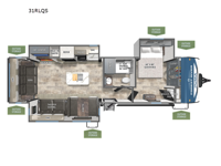 Puma 31RLQS Floorplan Image