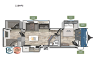 Puma 32BHFS Floorplan Image