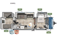 Puma 32RBFQ Floorplan Image