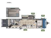 Puma 345BHL Floorplan Image
