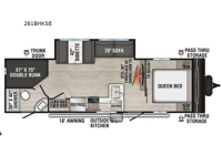 Sportsmen SE 261BHKSE Floorplan Image