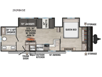 Sportsmen SE 292RBKSE Floorplan Image