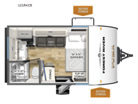 Puma Camping Edition 121RKCE Floorplan Image