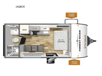 Puma Camping Edition 16QBCE Floorplan Image