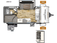 Puma Camping Edition 18BHCE Floorplan Image