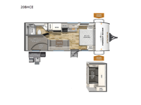 Puma Camping Edition 20BHCE Floorplan Image