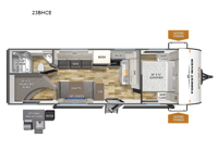 Puma Camping Edition 23BHCE Floorplan Image
