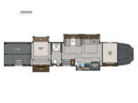 Renegade Classic 2509GS Floorplan Image