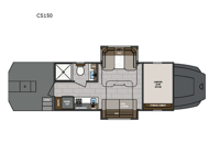Renegade Classic CS150 Floorplan Image
