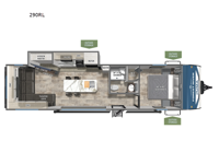 Puma 290RL Floorplan Image