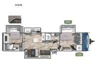 Puma 340DB Floorplan Image