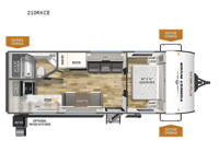 Puma Camping Edition 210RKCE Floorplan Image