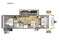 Puma Camping Edition 303BHCE Floorplan Image