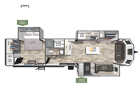 Puma Vista 37PFL Floorplan Image