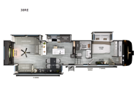 Bighorn 38RE Floorplan Image