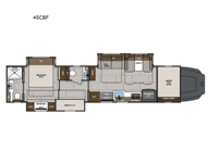 Renegade Classic 45CBF Floorplan Image