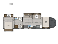 Renegade Classic 38CSB Floorplan Image