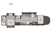 Renegade Classic 41CRB Floorplan Image