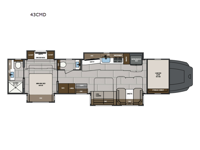 Renegade Classic 43CMD Floorplan Image