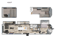 Puma Vista 423LFT Floorplan Image