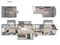Puma Vista 421LFT Floorplan Image