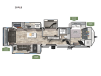 Puma Vista 38RLB Floorplan Image