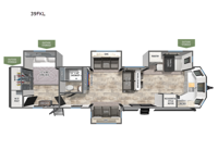 Puma Vista 39FKL Floorplan Image